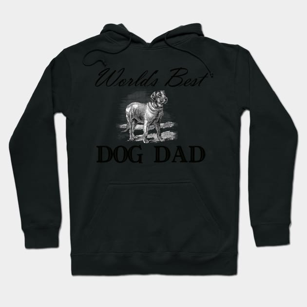 World's Best Dog Dad Hoodie by ArtShare